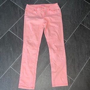 Aeropostale Bayla skinny jeans size 9/10 peach